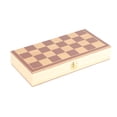 thumbnail image 1 of Juego de ajedrez profesional, ajedrez de madera plegable, juego de mesa de ajedrez de viaje profesional, juego de tablero de ajedrez de madera, claridad notable, 1 of 8