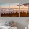 thumbnail image 3 of wall26 Canvas Print Wall Art Set Blue &amp; Pink Starry Galaxy Sky Over Forest Astronomy &amp; Space Sky Photography Realism Rustic Scenic Colorful for Living Room, Bedroom, Office - 246 Panels, 3 of 7