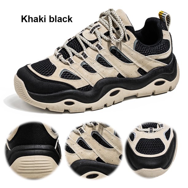 Zapatos Fondo Grueso para Hombres Papá Al Aire Libre Impermeables Y Transpirables