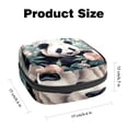 thumbnail image 2 of Panda Pad Bag Period Bag Sanitary Pad Storage Bag - Mini Pouch for Period - Velvet, Sponge, and Oxford Fabric - 4.7x6.6x6.6 in, 2 of 6