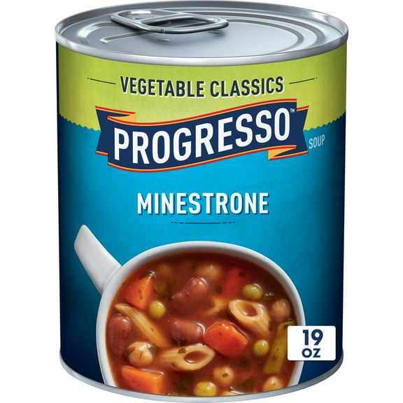 Progresso Minestrone Soup, Vegetable Classics Canned Soup, 19 oz