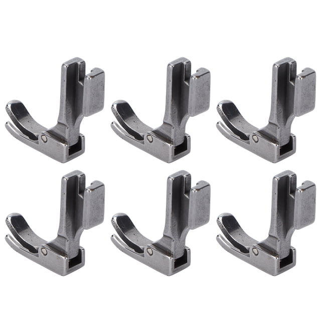 Prensatelas Para Cremalleras, Prensatelas Para Cremalleras Para Máquina De Coser Ligera, 6 Piezas Para Uso Industrial