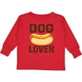 thumbnail image 3 of Inktastic Picnic Dog Lover Hot Dog Boys or Girls Long Sleeve Toddler T-Shirt, 3 of 5