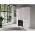 thumbnail image 4 of Monaco 2 Door Modern 55" Wardrobe, 4 of 5