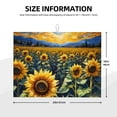 thumbnail image 2 of Yiaed Starry Sky Moon Sunflower Print Highly Absorbent Microfiber Kitchen Counter Mat, Dish Drying Pad for Dishes, Utensils, Pots and Pans, Large 18" x 24", 2 of 7