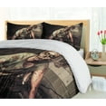 thumbnail image 5 of Ambesonne Zombie Duvet Cover Set, Scary Bloody Man, 2-Calking, Grey Mint Peach, 5 of 7