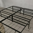 thumbnail image 4 of California King Size Steel Platform Bedframe - No Box Spring Required - Black - Bedroom, 4 of 7