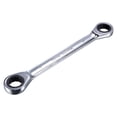 thumbnail image 1 of Unique Bargains Double Box End Ratcheting Wrench (17x19mm) Metric 72 Teeth 12 Point Ratchet Spanner Tools, CR-V, 1 of 5