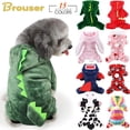 thumbnail image 2 of Pijamas de lana suave y cálida para perros pequeños, ropa de dormir para cachorros, gatos, Chihuahua, Yorkshire, abrigo de disfraz, 2 of 4
