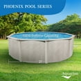 thumbnail image 2 of Aquarian Phoenix 21' x 52" Steel Frame DIY 6- to 8-Person Above Ground Pool, 2 of 8