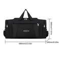 thumbnail image 3 of Bolsa De Lona Bolsa de viaje grande Oxford Bolsa de fin de semana de gran capacidad Bolsa de viaje unisex con cremallera, 3 of 7