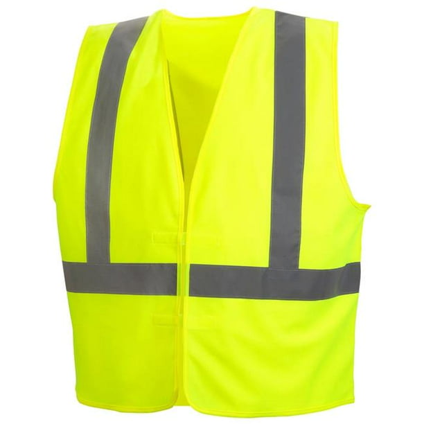 MSA SWX00262 Class 2 Safety Vest, Lime Green