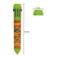 thumbnail image 5 of Multicolor Ballpoint Pen (Pack of 2), 10-in-1 Shuttle Pens, Retractable Multicolor Pens for Office Home Supplies Gift, 5 of 6