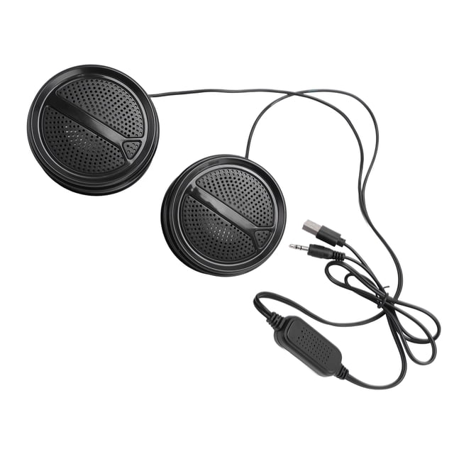 Computer Speakers for Desktop PC, Small Computer Speakers with HIFI Sound, Volume Control, USB Powered 3.5mm Aux Speaker for PC, Laptop, Tablet, Phone