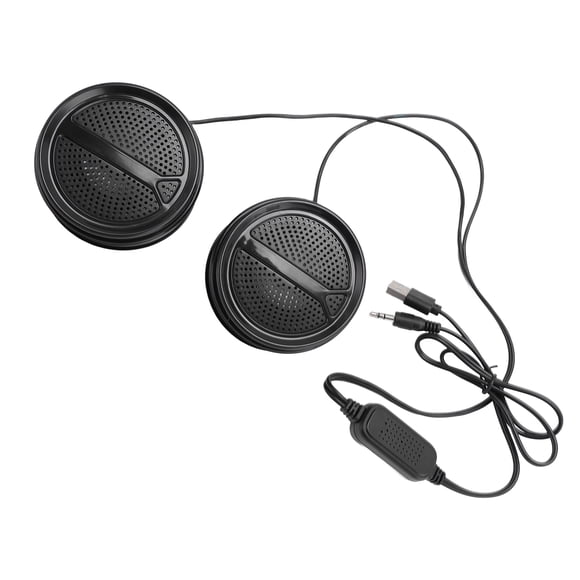 Computer Speakers for Desktop PC, Small Computer Speakers with HIFI Sound, Volume Control, USB Powered 3.5mm Aux Speaker for PC, Laptop, Tablet, Phone