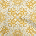 thumbnail image 1 of oneOone Cotton Cambric Mustard Yellow Fabric Asian Bohemian Quilting Supplies Print Sewing Fabric By The Yard 56 Inch Wide, 1 of 5