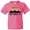Neon Pink, variant on Inktastic Fort Worth Texas Skyline Retro Youth T-Shirt
