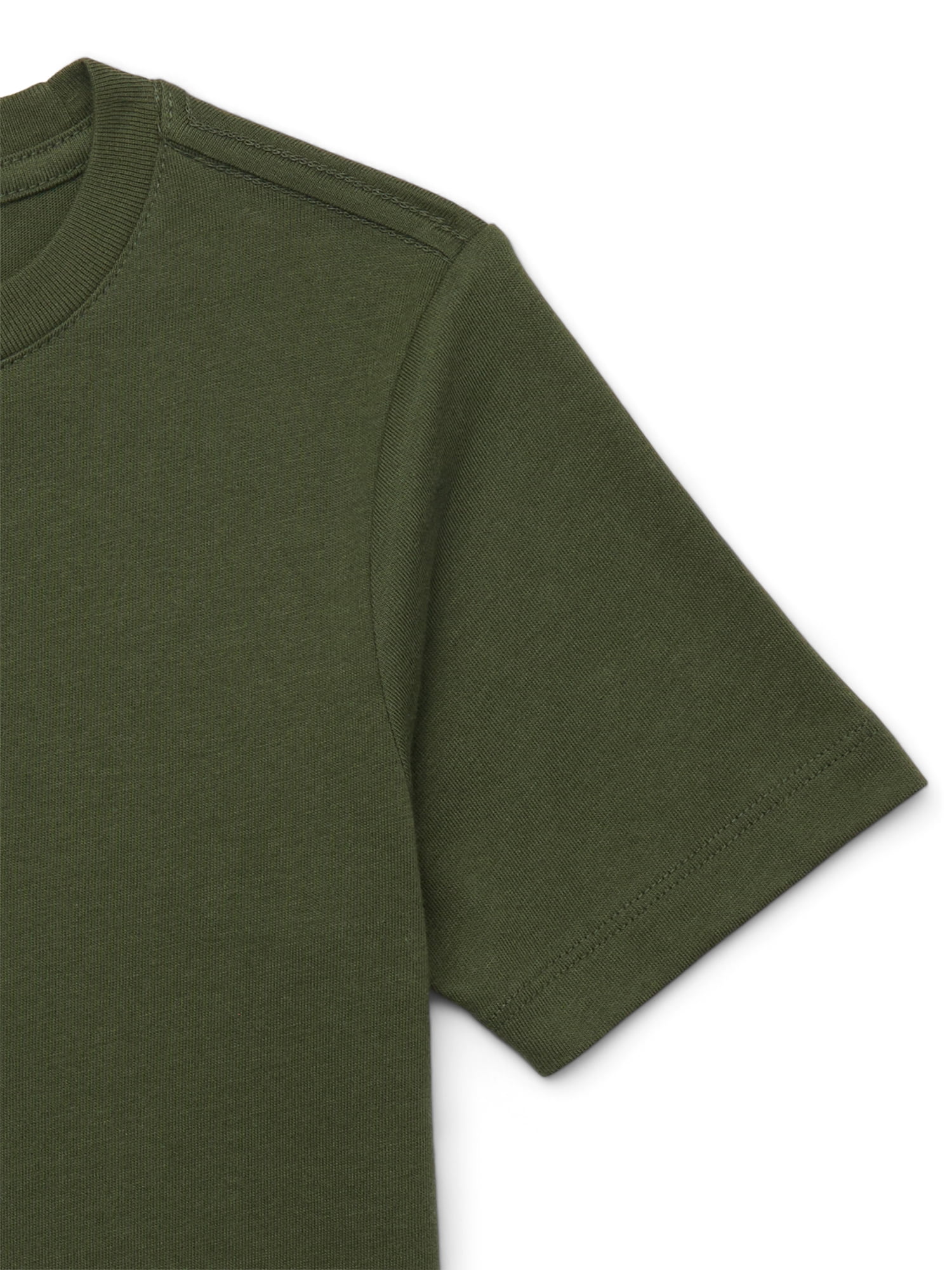 Wonder Nation Boys Kid Tough Short Sleeve Tee, Sizes 4-18 & Husky