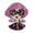 Quirky Pink, variant on Wrapables Acrylic Fashion Brooch Pin for Sweaters, Coats, Scarves, and Bags, Fashion Diva