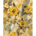 thumbnail image 3 of Vassileva, Silvia 12x14 Black Modern Framed Museum Art Print Titled - Yellow Floral I, 3 of 5