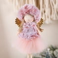 thumbnail image 2 of Muñeco de peluche rosa para niñas, colgante para árbol de Navidad, decoración para el hogar 2022, regalo de Navidad para niños 2023, 2 of 5