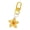 Yellow, variant on Fashionable Flower Keychain With Quick Release Carabiner Designs Fshion Statement Pieces for Easy Attachment Use