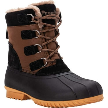 Women's Jambu JBU Snowflake Waterproof Boot Black Nylon/Texture Vegan Textile 9.5 M - Walmart.com