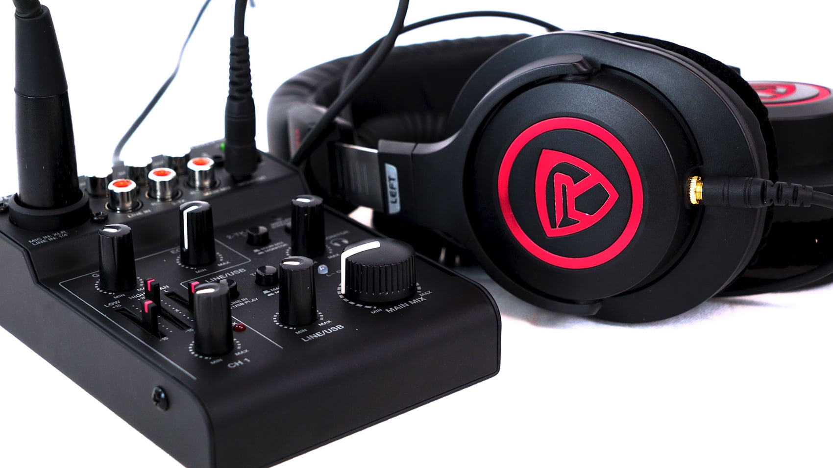 Rockville ROCKMIX 5 Mixer with Microphone