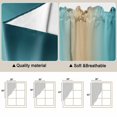 thumbnail image 5 of Turquoise Ombre Swag Valances for Windows, Kitchen Window Curtains Over Sink, Modern Yellow Gradient Farmhouse Art Window Treatment Curtains for Living Room/Bedroom Curtains 2 Panel Sets 36"x45", 5 of 8