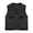 Black, variant on Mens Sleeveless Jacket Full Zip Lightweight Cargo Vest Mesh Lining Breathable Utility Vest with Multi Pockets for Fishing Safari Photography Travel Dark Blue 5XL