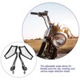 thumbnail image 3 of BESTYASH 1Jgo Espejo Para Manillar De Motocicleta Negro Con Universal Y Duradero, 3 of 7