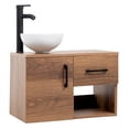 thumbnail image 1 of Mueble Kit Para Baño Gabinete Organizador Lavamano Monomando cafe, 1 of 8