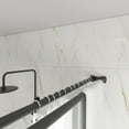 thumbnail image 4 of Naiture 60'' Stainless Steel Double Straight Shower Curtain Rod, Black Finish, 4 of 8