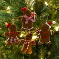 thumbnail image 4 of Christmas Tree Pendants Decoration Hanging 2025 Small Bells Bows Star Lucky Bags Elk Santa Claus Snowflake for Children New Year, 4 of 5