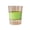 Green, variant on Wastebasket Color-coordinated Round Plastic Wastebasket Suitable for Living Room, Bedroom, Bathroom Wastebasket