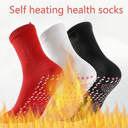 

3 Pair Self-Heating Socks for Men Women Unisex Outdoor Coldproof Durable Cotton Socks Promote Blood Circulation