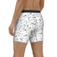 thumbnail image 6 of Mens Underwear, Math Letter Print Mens Underwear Boxer Briefs, Soft Breathable Underwear Long Leg For Men, 6 of 8