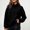 Black women oversized sweatshirt a1, variant on Women Fall Winter Long Sleeve Oversized Sweatshirts Wrap Mock Turtleneck Pullover Sweater Casual Daily Streetwear Tops, Gray 2XL