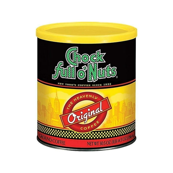 PACK OF 6 - Chock full o'Nuts Original Ground Coffee 30.5 oz Can
