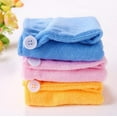 thumbnail image 4 of Happy Date 4Pcs Hair Towel Wrap for Women, Quick Dry Soft Microfiber Hair Drying Towel Bathing Hair Cap Absorbent Hair Turban for Drying Curly,Thick Long Hair, 4 of 9