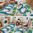 thumbnail image 6 of Area Rug 48×72in, Colorful Aesthetic Animals Horse Floor Carpet Living Room Rug, Abstract Oil Painting Art Non-Slip Welcome Mat Indoor Rugs for Bedroom Dining Room, 6 of 9