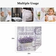 thumbnail image 5 of Cloth Napkins Set of 2 - 20x20 Inches, Purple Vintage Lavenders Washable Reusable Table Napkins, Farmhouse Wooden Retro Art Soft & Absortbent Dining Napkin for Party Wedding Hotel Restaurant, 5 of 8