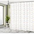 thumbnail image 4 of Ambesonne Starfish Shower Curtain, Little Sea Shells Animals, 69"Wx70"L, White Multicolor, 4 of 4