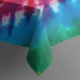 thumbnail image 5 of Colorful Tie Dye Pattern Square Tablecloth,Waterproof Square Table Cover,Wipeable Spillproof Washable Table Cover for Home Kitchen Party Decor 60"x60"(152x152cm), 5 of 6