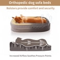 thumbnail image 3 of Cama ortopédica para perros DEBANG HOME con forma de huevera de espuma para razas de perros medianas y grandes, 3 of 7