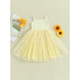 thumbnail image 6 of Musuos Baby Girls Summer Dress 9 12 18 24M 3 4T Daisy Print Mesh A-Line Princess Dress Toddler Girl Cute Clothes, 6 of 10