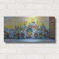 thumbnail image 3 of Luxe Metal Art 'Venice Italy Patriarchal Cathedral Basilica of Saint Mark at Sunset' by Pedro Gavidia, Metal Wall Art, 24"x12", 3 of 10