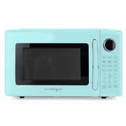 Retro 1.1 cu. ft. Countertop Microwave Oven, Aqua
