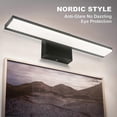 thumbnail image 3 of 40cm LED Bathroom Mirror Light 8W 800LM Cool White 6000K, No Flash Bathroom Mirror Light IP44 230V Wall Lamp Mirror Light, 3 of 5