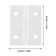 thumbnail image 2 of HEALEEP 2 Sets Folding Door Hinge Transparent PC Secure Attachment DIY Enthusiasts, 2 of 8